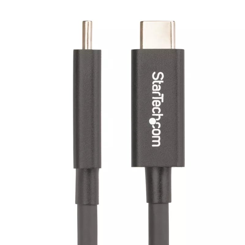StarTech.com 6ft (2m) aktīvs Thunderbolt 4 kabelis, 40Gbps, 100W enerģijas piegāde, 4K/8K video, Intel sertificēts Thunderbolt kabelis - saderīgs ar USB4/Thunderbolt 4/USB 3.2/USB Type-C/DisplayPort/Thunderbolt 3