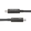 StarTech.com 6ft (2m) aktīvs Thunderbolt 4 kabelis, 40Gbps, 100W enerģijas piegāde, 4K/8K video, Intel sertificēts Thunderbolt kabelis - saderīgs ar USB4/Thunderbolt 4/USB 3.2/USB Type-C/DisplayPort/Thunderbolt 3
