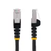 StarTech.com 7,5m CAT6a Ethernet kabelis - Melns - LSZH - 10GbE 500MHz 100W PoE++ - Aizsargāti RJ-45 savienotāji ar pretraušanas aizsardzību un sprieguma samazinātājiem - S/FTP tīkla vads