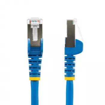 StarTech.com 7m CAT6a Ethernet kabelis - Zils - ar zemu dūmu un nulles halogēna (LSZH) - 10GbE 500MHz 100W PoE++ - ar aizsargvāciņiem un stieples atslodzi - S/FTP tīkla kabelis