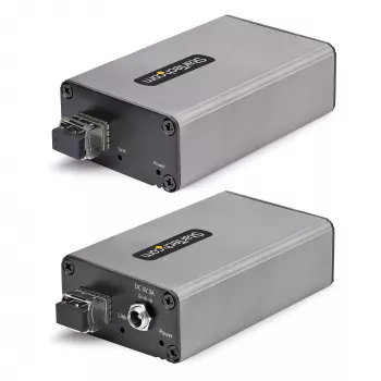 StarTech.com 2-portu USB 3.0 pagarinātājs pa OM3 daudzmodu šķiedru - LC/LC - 2x 5Gbps USB-A centrmezgls - 350m (1150 pēdas) darbības attālums - izturīgs USB optiskās šķiedras pagarinātājs