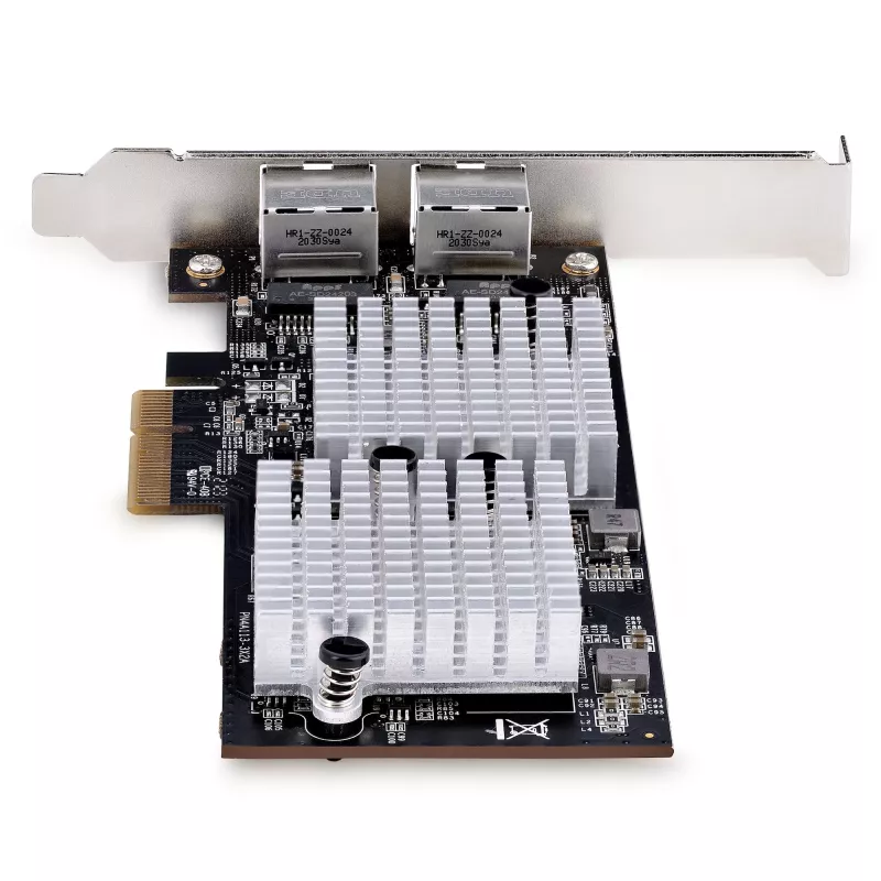 StarTech.com 2 portu 10GbE PCIe tīkla karte, sešu ātrumu PCIe Ethernet karte ar Jumbo Frame atbalstu, NIC/LAN interfeisa karte, 10GBASE-T un NBASE-T