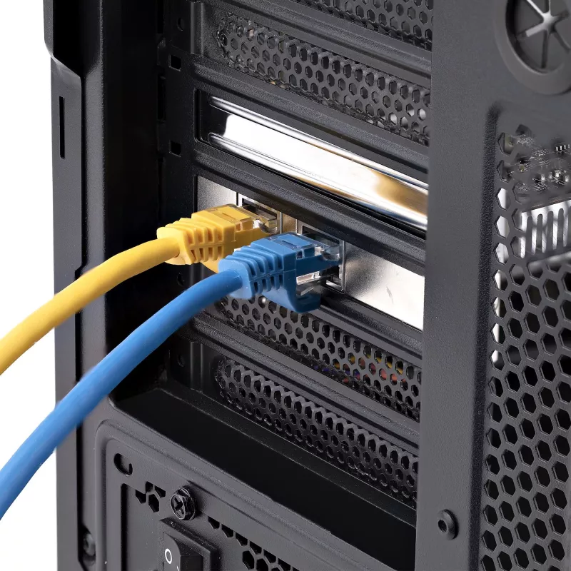 StarTech.com 2 portu 10GbE PCIe tīkla karte, sešu ātrumu PCIe Ethernet karte ar Jumbo Frame atbalstu, NIC/LAN interfeisa karte, 10GBASE-T un NBASE-T