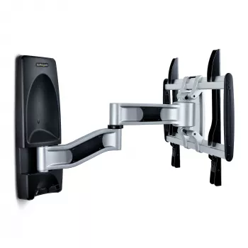 StarTech.com Izliekams TV Sienas Stiprinājums, VESA, 26-65 collu/45kg/Plakaniem/Liektiem TV, Zema Profila Stiprinājums, Stūra Stiprinājums