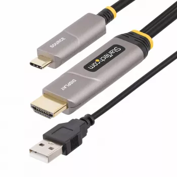 StarTech.com 50ft (15.2m) USB-C uz HDMI 2.0 aktīvais optiskais kabelis (AOC), 4K 60Hz, CL3, vienvirziena USB Type-C uz HDMI adaptera kabelis
