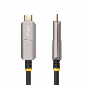 StarTech.com 50ft (15.2m) USB-C uz HDMI 2.0 aktīvais optiskais kabelis (AOC), 4K 60Hz, CL3, vienvirziena USB Type-C uz HDMI adaptera kabelis