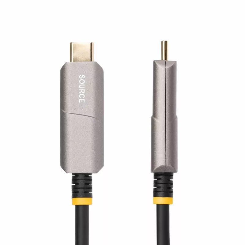 StarTech.com 50ft (15.2m) USB-C uz HDMI 2.0 aktīvais optiskais kabelis (AOC), 4K 60Hz, CL3, vienvirziena USB Type-C uz HDMI adaptera kabelis