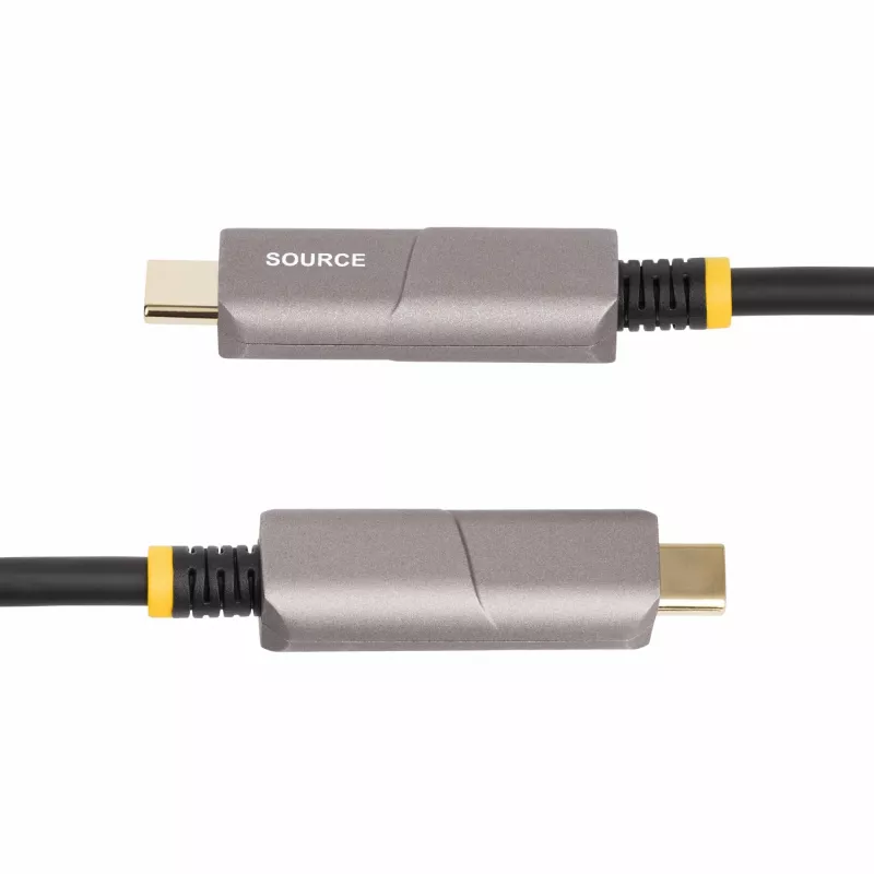 StarTech.com 50ft (15.2m) USB-C uz HDMI 2.0 aktīvais optiskais kabelis (AOC), 4K 60Hz, CL3, vienvirziena USB Type-C uz HDMI adaptera kabelis