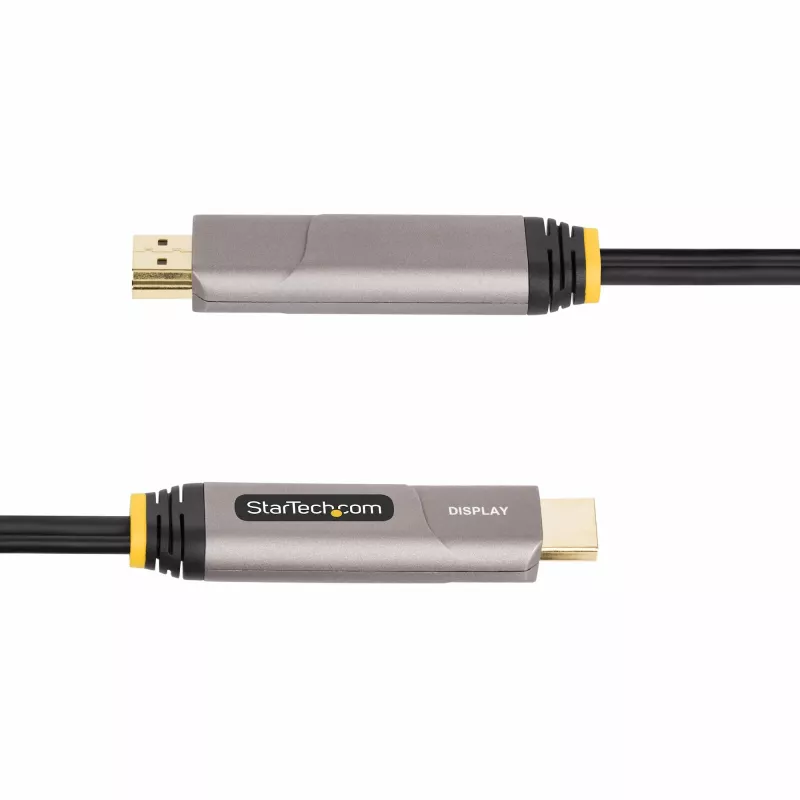 StarTech.com 50ft (15.2m) USB-C uz HDMI 2.0 aktīvais optiskais kabelis (AOC), 4K 60Hz, CL3, vienvirziena USB Type-C uz HDMI adaptera kabelis