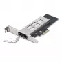 StarTech.com M.2 NVMe SSD uz PCIe x4 mobilais plaukts/backplane ar izņemamu paliktni PCI Express paplašināšanas slotam, bezinstrumentu uzstādīšana, PCIe 4.0/3.0 karstās maiņas diskdziņa vieta, atslēgas slēdzene - 2 atslēgas iekļautas