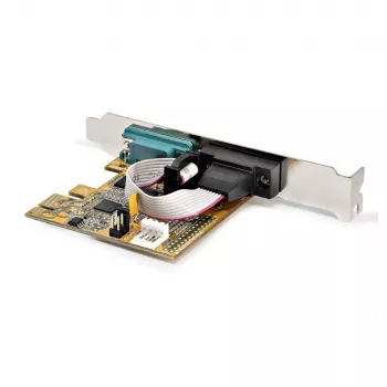 StarTech.com 2-portu PCI Express seriālā interfeisa karte, divu portu PCIe uz RS232 (DB9) seriālā karte, 16C1050 UART, zema/pilna profila kronšteini, COM saglabāšana, Windows/Linux