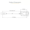 StarTech.com 2-portu PCI Express seriālā interfeisa karte, divu portu PCIe uz RS232 (DB9) seriālā karte, 16C1050 UART, zema/pilna profila kronšteini, COM saglabāšana, Windows/Linux