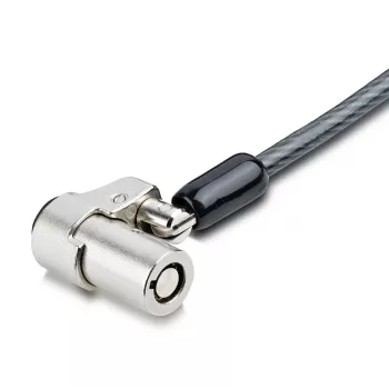 StarTech.com Bloķējošs kabelis klēpjdatoram, saderīgs ar Noble Wedge®; 2m, pretzādzību atslēgas bloķētājs, drošības kabelis Dell XPS/Latitude/2-in-1 piezīmjdatoriem, pretpārgriešanas, tērauda kabelis klēpjdatoram