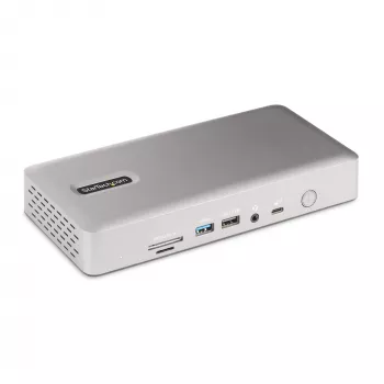 StarTech.com Universālā USB4 un Thunderbolt 4 dokstacija, četri ekrāni Windows, divi ekrāni MacBook, HDMI DP doks ar 98W klēpjdatora uzlādi
