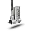 StarTech.com Universāla klēpjdatora bloķēšanas trosīte 2m, saderīga ar Noble Wedge®/Nano/K-Slot; bezatslēgas kombinācijas bloķēšanas trosīte, pretzādzību tērauda trosīte