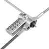 StarTech.com Universāla klēpjdatora bloķēšanas trosīte 2m, saderīga ar Noble Wedge®/Nano/K-Slot; bezatslēgas kombinācijas bloķēšanas trosīte, pretzādzību tērauda trosīte