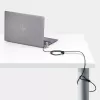 StarTech.com Universāla klēpjdatora bloķēšanas trosīte 2m, saderīga ar Noble Wedge®/Nano/K-Slot; bezatslēgas kombinācijas bloķēšanas trosīte, pretzādzību tērauda trosīte
