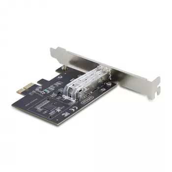 StarTech.com 1-Port GbE SFP tīkla karte, PCIe 2.1 x1, Intel I210-IS, 1GbE kontrolieris, 1000BASE varš/optiskā šķiedra, viena porta Gigabit Ethernet NIC, darbstacijām/serveriem - saderīga ar Windows un Linux