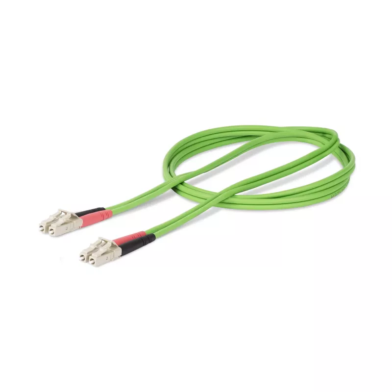 StarTech.com 2m LC-LC OM5 daudzmodu optiskās šķiedras kabelis, 50/125µm duplekss LOMMF, VCSEL, 40G/100G, LSZH