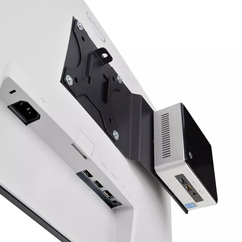 StarTech.com VESA montāžas kronšteins NUC/plānajiem klientiem vai klēpjdatoru dokstacijām, VESA 75x75/100x100 saderīga pagarinājuma plāksne mini datoram