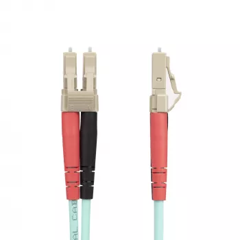 StarTech.com 20m LC/UPC uz LC/UPC OM4 daudzmodu optiskās šķiedras kabelis, 50/125µm LOMMF/VCSEL, 100G, zemi zudumi - LSZH