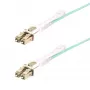 StarTech.com 8m LC-LC (UPC) OM4 daudzmodu optiskā šķiedra ar Push-Pull cilnēm, 50/125µm, 100G, lieces nejutīga, zemi zudumi - LSZH lēciena vads