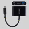 StarTech.com USB-C uz HDMI daudzportu adapteris ar 140W PD uzlādi, 4K 60Hz HDMI, USB 5Gbps centrmezgls, mini doks MacBook / Dell / Thinkpad / HP / iPad / planšetdatoriem