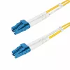 StarTech.com 50m LC-LC (UPC) OS2 viens režīms duplekss optiskais kabelis, 9/125µm, 100G, liekumizturīgs, zems ievades zudums - LSZH
