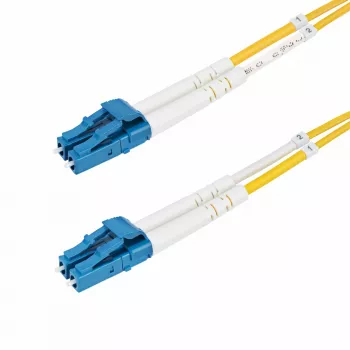 StarTech.com 50m LC-LC (UPC) OS2 viens režīms duplekss optiskais kabelis, 9/125µm, 100G, liekumizturīgs, zems ievades zudums - LSZH