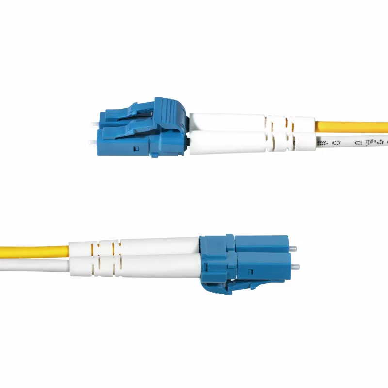 StarTech.com 50m LC-LC (UPC) OS2 viens režīms duplekss optiskais kabelis, 9/125µm, 100G, liekumizturīgs, zems ievades zudums - LSZH