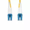 StarTech.com 50m LC-LC (UPC) OS2 viens režīms duplekss optiskais kabelis, 9/125µm, 100G, liekumizturīgs, zems ievades zudums - LSZH