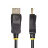 StarTech.com 2m DisplayPort–HDMI adaptera kabelis, 4K 60Hz ar HDR, DP uz HDMI 2.0b, aktīvs video pārveidotājs