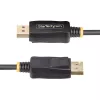 StarTech.com 2m DisplayPort–HDMI adaptera kabelis, 4K 60Hz ar HDR, DP uz HDMI 2.0b, aktīvs video pārveidotājs
