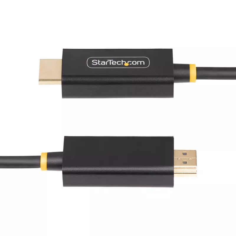 StarTech.com 2m DisplayPort–HDMI adaptera kabelis, 4K 60Hz ar HDR, DP uz HDMI 2.0b, aktīvs video pārveidotājs