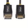 StarTech.com 2m DisplayPort–HDMI adaptera kabelis, 4K 60Hz ar HDR, DP uz HDMI 2.0b, aktīvs video pārveidotājs