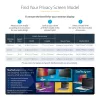 StarTech.com 27 collu 16:9 zelta monitora privātuma ekrāns, atgriezenisks filtrs ar uzlabotu privātumu, spīdīgs datora drošības filtrs, noņemams ekrāna aizsargs/vairogs, +/- 30 grādi