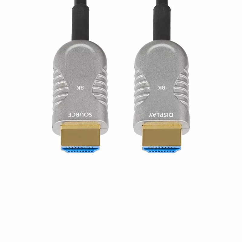 StarTech.com 30ft (9,1m) HDMI 2.1 hibrīds aktīvais optiskais kabelis (AOC), CMP, plenuma, 8K Ultra High Speed HDMI 2.1/2.0 šķiedru optikas kabelis, 48Gbps, 8K 60Hz/4K 120Hz, HDR10+/FRL/TMDS/eARC