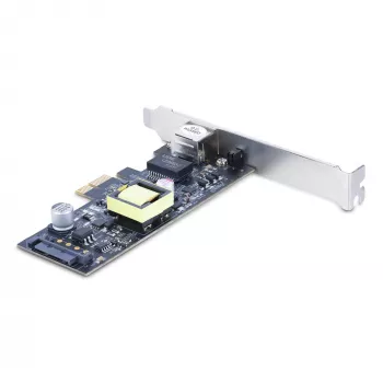 StarTech.com 1-Port 2.5Gbps NBASE-T PoE tīkla karte, Intel I225-V, 802.3af/at PoE+ Multi-Gigabit NIC, PCI Express servera LAN karte, SATA barota galddatora Ethernet saskarne - atbalsta Windows, Linux