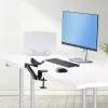 StarTech.com regulējams roku balsts biroja galdam, ergonomisks elkoņa atbalsts, 360° rotācija, skrūvējams stiprinājums, melns