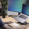 StarTech.com Rotējošs klēpjdatora statīvs, 360° pagriešana, ergonomisks pacēlājs, regulējams slīpums, līdz 5 kg, alumīnijs, pārnēsājams