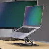 StarTech.com Rotējošs klēpjdatora statīvs, 360° pagriešana, ergonomisks pacēlājs, regulējams slīpums, līdz 5 kg, alumīnijs, pārnēsājams