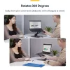 StarTech.com Teleskopiskais klēpjdatora statīvs, 360° grozāma pamatne, rotējošs datora pacēlājs galdam, regulējams augstums un slīpums, maks. 5 kg, alumīnija konstrukcija, pārnēsājams dizains