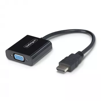 StarTech.com HDMI uz VGA aktīvais pārveidotājs, 1920x1080 (1080p), HDMI avots uz VGA monitoru/projektoru