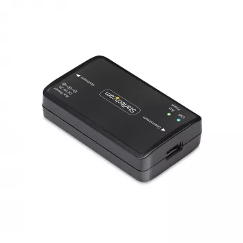 StarTech.com USB galvaniskais izolators, līdz 6 kV, elektriskā trokšņa izolators, IP40, DIN sliedes stiprinājums, izolēts jaudas filtrs, USB 2.0/1.1, 5V/250mA, Plug-and-Play, TAA