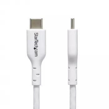 StarTech.com 3m balts USB-C uzlādes kabelis, USB 2.0, 60W 3A, TPE apvalks