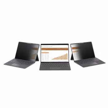 StarTech.com 4-virzienu 12.4 collu Surface Laptop Go 1/2/3 Privātuma ekrāna filtrs, portreta/ainavas režīms, skārienjutīgs, +/- 30 grādu skata leņķis, zilās gaismas samazināšana, matēta apdare