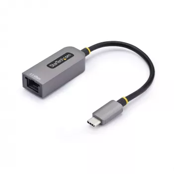 StarTech.com 2.5GbE USB-C uz Ethernet adapteris, NBASE-T NIC, USB 3.0 Type-C 2.5/1G daudzātrumu tīkls, saderīgs ar Thunderbolt, Windows un Mac