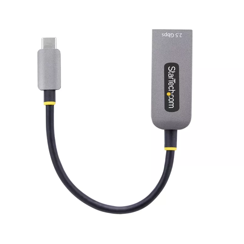StarTech.com 2.5GbE USB-C uz Ethernet adapteris, NBASE-T NIC, USB 3.0 Type-C 2.5/1G daudzātrumu tīkls, saderīgs ar Thunderbolt, Windows un Mac