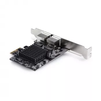 StarTech.com 2-portu 5G Gigabit PCIe tīkla adaptera karte, 5G/2.5G/1G/100M/10M PCI Express LAN karte, Realtek RTL8126, Windows un Linux, TAA atbilstoša