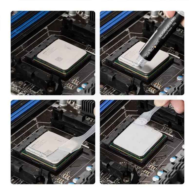 StarTech.com augstas veiktspējas silikona termopasta, 14.5 W/m·K, 10g šļirce
